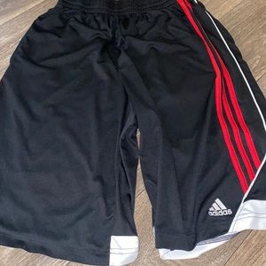 Adidas athletic shorts.